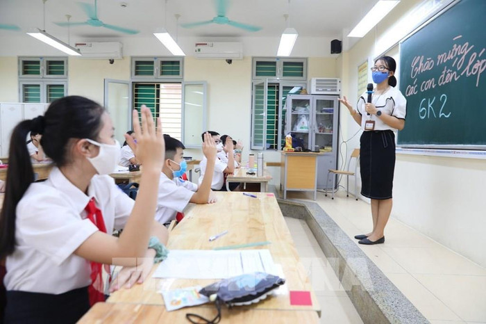 Thủ tướng đồng ý bỏ giãn cách trong trường học. Ảnh minh họa: TTXVN Thủ tướng đồng ý bỏ giãn cách trong trường học. Ảnh minh họa: TTXVN