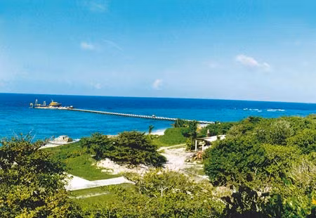 Đảo Ba Bình, Nam Yết, Trường Sa, Khánh Hòa, Việt Nam bị Đài Loan chiếm đóng trái phép, hình ảnh được các phương tiện truyền thông Đài Loan sử dụng để tuyên bố cái gọi là "chủ quyền" đối với quần đảo Trường Sa của Việt Nam