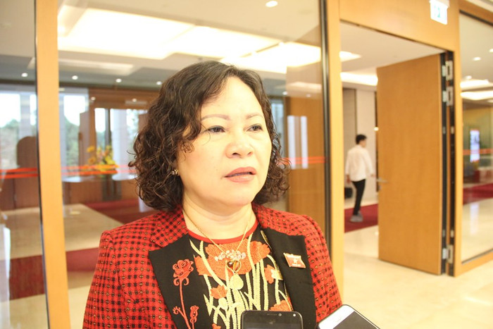 Đại biểu Ngô Thị Minh – Phó Chủ nhiệm Ủy ban Văn hóa, giáo dục, thanh niên, thiếu niên và nhi đồng của Quốc hội. Ảnh: Đỗ Thơm Đại biểu Ngô Thị Minh – Phó Chủ nhiệm Ủy ban Văn hóa, giáo dục, thanh niên, thiếu niên và nhi đồng của Quốc hội. Ảnh: Đỗ Thơm