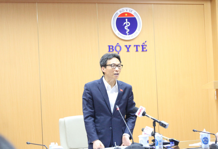 Phó Thủ tướng Vũ Đức Đam phát biểu. Ảnh: Trung Dũng