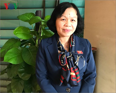 Đại biểu Nguyễn Thị Mai Hoa. Ảnh: VOV.vn Đại biểu Nguyễn Thị Mai Hoa. Ảnh: VOV.vn