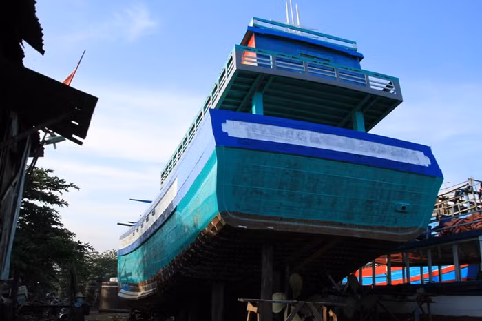 Con tàu này có thể chịu được bão cấp 10, cấp 11.