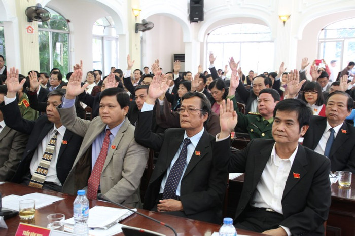 100% đại biểu có mặt tại kỳ họp bầu ông Huỳnh Đức Thơ làm Chủ tịch UBND TP Đà Nẵng nhiệm kỳ 2011-2016. Ảnh Thùy Linh 100% đại biểu có mặt tại kỳ họp bầu ông Huỳnh Đức Thơ làm Chủ tịch UBND TP Đà Nẵng nhiệm kỳ 2011-2016. Ảnh Thùy Linh