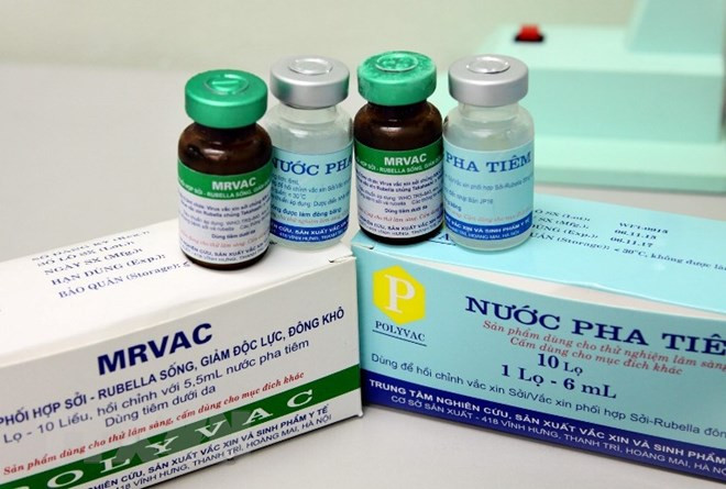 Việt Nam đã sản xuất thành công vaccine sởi – rubella. ảnh: TTXVN. Việt Nam đã sản xuất thành công vaccine sởi – rubella. ảnh: TTXVN.