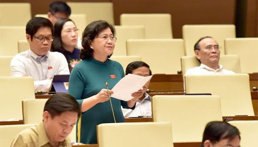 Đại biểu Hoàng Thị Hoa. Ảnh: Đại biểu Nhân dân Đại biểu Hoàng Thị Hoa. Ảnh: Đại biểu Nhân dân