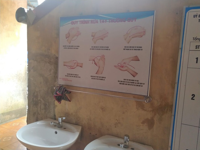 Quy trình rửa tay.