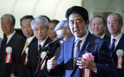 Thủ tướng Nhật Bản Shinzo Abe. Thủ tướng Nhật Bản Shinzo Abe.
