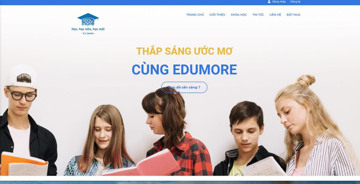 Edumore là nền tảng học trực tuyến tại Việt Nam, tích hợp nhiều tính năng thuận tiện nhất đối với người dùng. Edumore là nền tảng học trực tuyến tại Việt Nam, tích hợp nhiều tính năng thuận tiện nhất đối với người dùng.