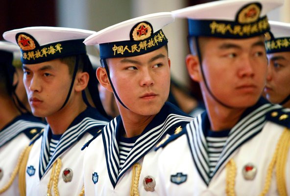 Lính hải quân Trung Quốc, hình minh họa. Lính hải quân Trung Quốc, hình minh họa.