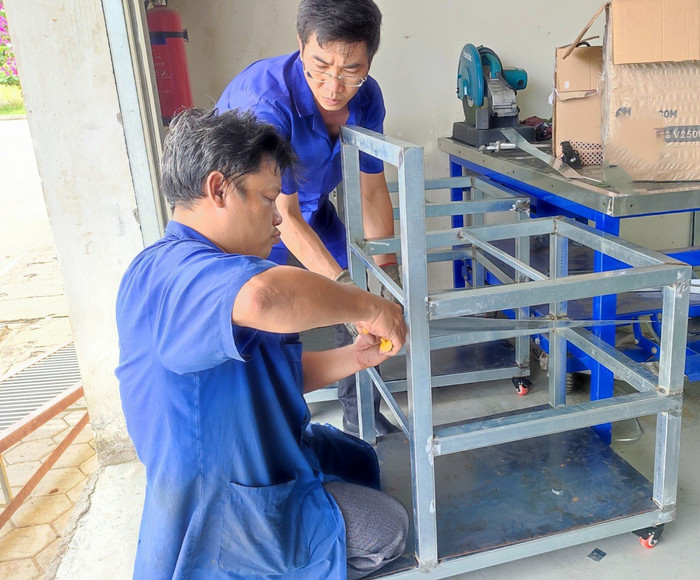 Trường Kỹ thuật Công nghệ Nha Trang tổ chức tập huấn kỹ thuật hàn cho giảng viên nghề công nghệ ô tô (ảnh website nhà trường)