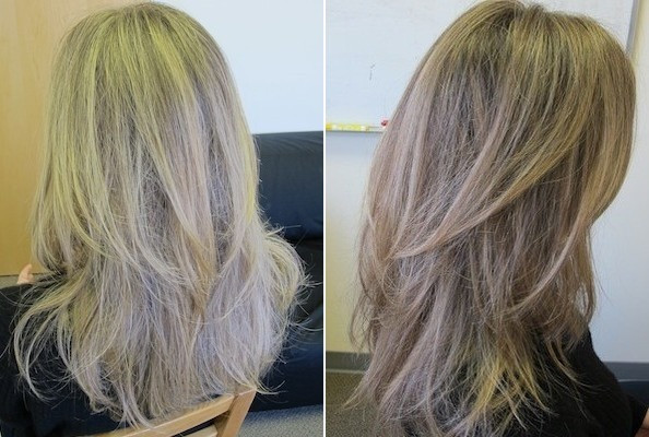 Bạn để buông xõa tóc, tóc dài ngang vai là thích hợp cho kiểu vấn cổ điển nhất.