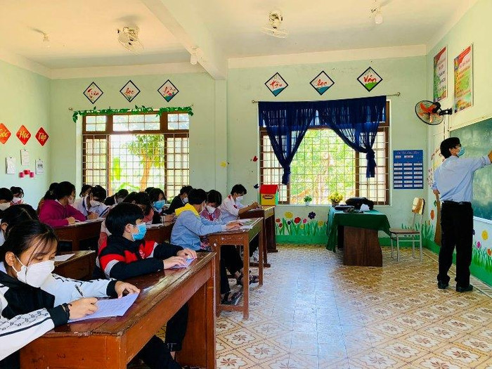 Thầy và trò Trường Phổ thông dân tộc bán trú trung học cơ sở Trà Mai, huyện Nam Trà My (Quảng Nam). Ảnh: Website nhà trường Thầy và trò Trường Phổ thông dân tộc bán trú trung học cơ sở Trà Mai, huyện Nam Trà My (Quảng Nam). Ảnh: Website nhà trường