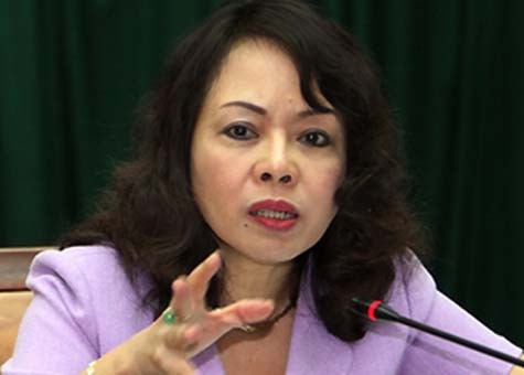 Bộ trưởng Bộ Y tế Nguyễn Thị Kim Tiến Bộ trưởng Bộ Y tế Nguyễn Thị Kim Tiến