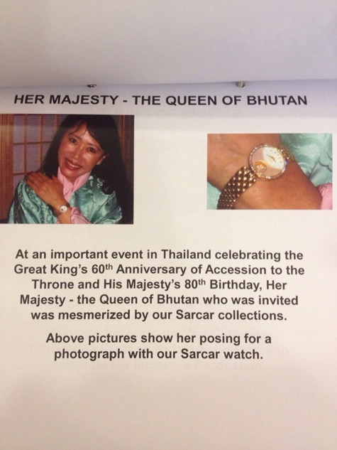 Đồng hồ của Ngô Thanh Vân có thiết kế gần giống đồng hồ mà hoàng hậu Buhtan từng sử dụng Đồng hồ của Ngô Thanh Vân có thiết kế gần giống đồng hồ mà hoàng hậu Buhtan từng sử dụng