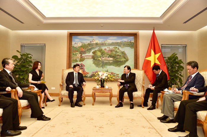 Quang cảnh buổi tiếp. Ảnh: VGP