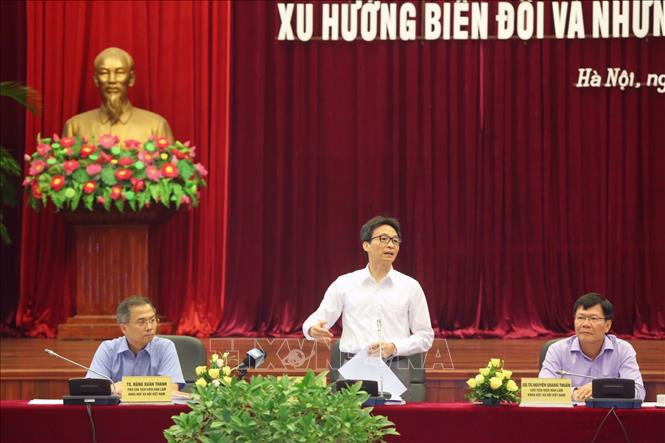 Phó Thủ tướng Vũ Đức Đam phát biểu. Ảnh: TTXVN Phó Thủ tướng Vũ Đức Đam phát biểu. Ảnh: TTXVN