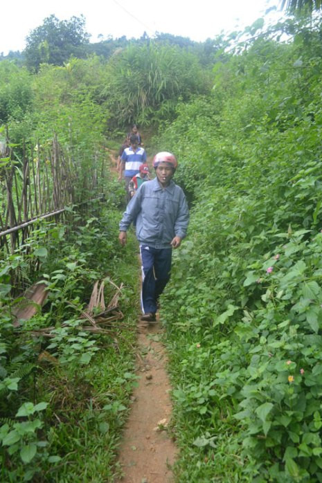 Dáng người hơi khom và đi rất nhanh, nhất là nỗi nhớ rừng, vẫn thường trực trong người anh Lang Dáng người hơi khom và đi rất nhanh, nhất là nỗi nhớ rừng, vẫn thường trực trong người anh Lang