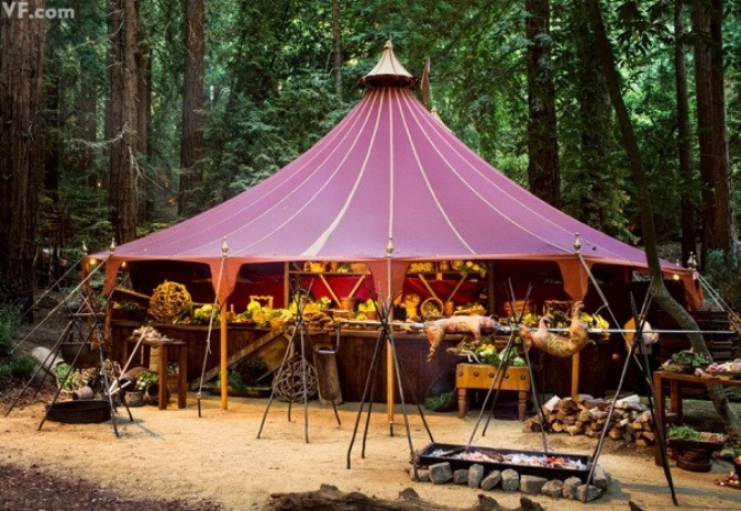 Khu vực tổ chức tiệc khách