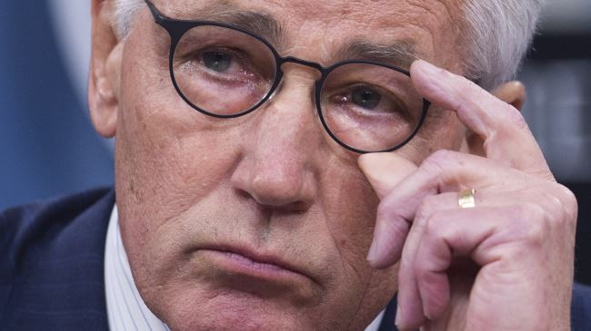 Bộ trưởng Quốc phòng Mỹ Chuck Hagel. Bộ trưởng Quốc phòng Mỹ Chuck Hagel.