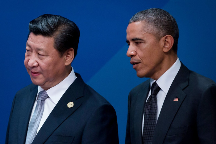 Chủ tịch Trung Quốc Tập Cận Bình và Tổng thống Mỹ Barack Obama. Chủ tịch Trung Quốc Tập Cận Bình và Tổng thống Mỹ Barack Obama.