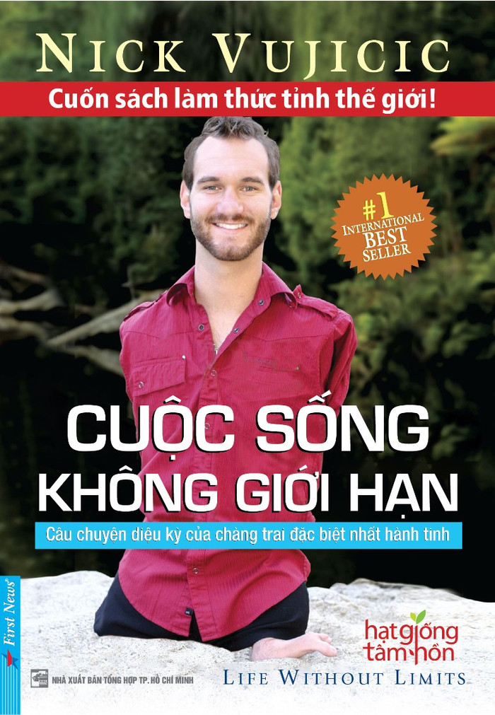 Bìa cuốn sách Cuộc sống không giới hạn. Bìa cuốn sách Cuộc sống không giới hạn.