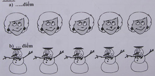 GV hướng dẫn: Hãy tìm và gạch chéo hình không giống với hình còn lại.