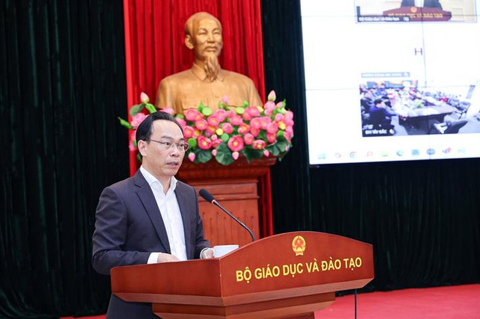 Thứ trưởng Hoàng Minh Sơn quán triệt triển khai thực hiện Nghị quyết số 57-NQ/TW. Ảnh: MOET Thứ trưởng Hoàng Minh Sơn quán triệt triển khai thực hiện Nghị quyết số 57-NQ/TW. Ảnh: MOET