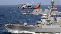 Tàu khu trục USS Spruance và USS Preble của Mỹ (Ảnh: US Navy). Tàu khu trục USS Spruance và USS Preble của Mỹ (Ảnh: US Navy).