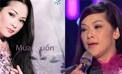 Như Quỳnh thời trẻ (trái) giờ đã ở độ tuổi 43