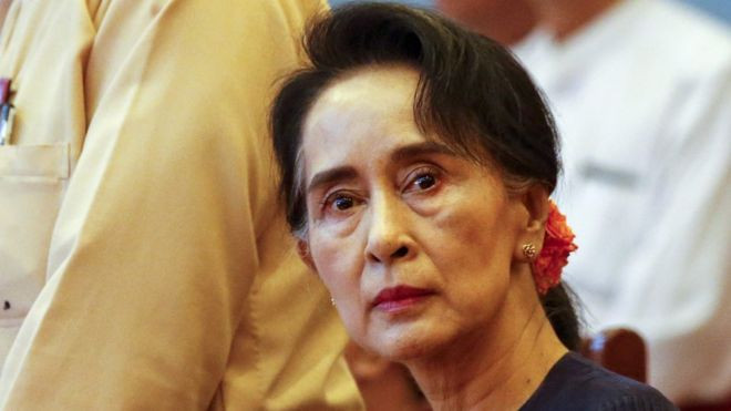 Bà Aung San Suu Kyi, ảnh: EPA. Bà Aung San Suu Kyi, ảnh: EPA.