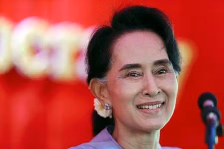 Bà Aung San Suu Kyi, ảnh: Sudinfo.be