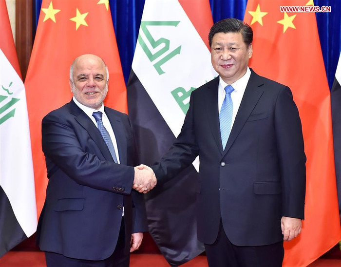 Thủ tướng Iraq và Chủ tịch Trung Quốc tại Bắc Kinh, ảnh: Tân Hoa Xã. Thủ tướng Iraq và Chủ tịch Trung Quốc tại Bắc Kinh, ảnh: Tân Hoa Xã.