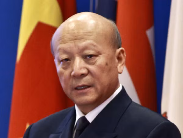 Ông Ngô Thắng Lợi, Tư lệnh Hải quân Trung Quốc, ảnh: China Daily.