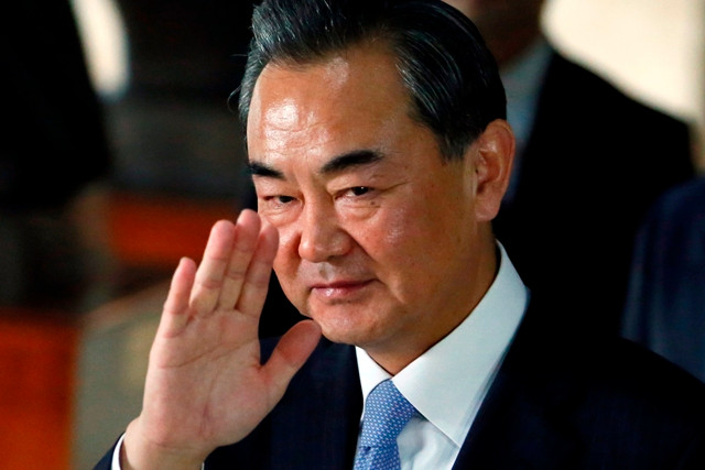 Ngoại trưởng Trung Quốc Vương Nghị, ảnh: AP.