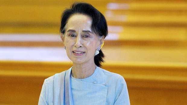 Bà Aung San Suu Kyi, ảnh: The Japan Times.