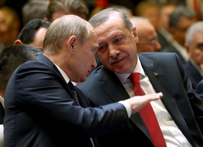 Tổng thống Nga Vladimir Putin và Tổng thống Thổ Nhĩ Kỳ Erdogan, ảnh: The New York Times. Tổng thống Nga Vladimir Putin và Tổng thống Thổ Nhĩ Kỳ Erdogan, ảnh: The New York Times.