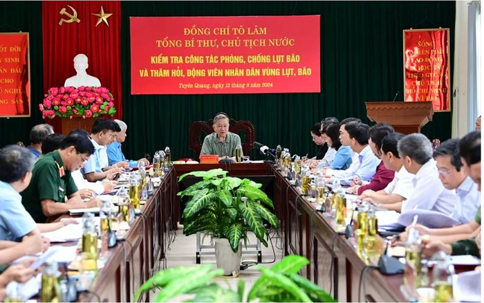 Tổng Bí thư, Chủ tịch nước Tô Lâm chủ trì buổi làm việc. Capture.JPG