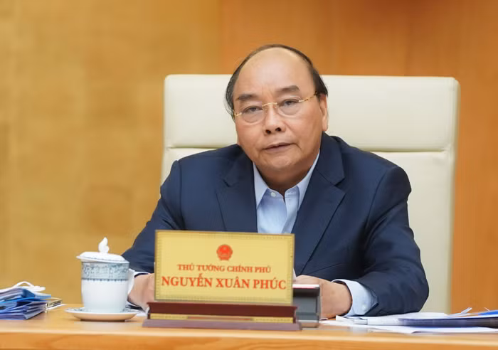 Thủ tướng chủ trì cuộc họp. Ảnh: VGP