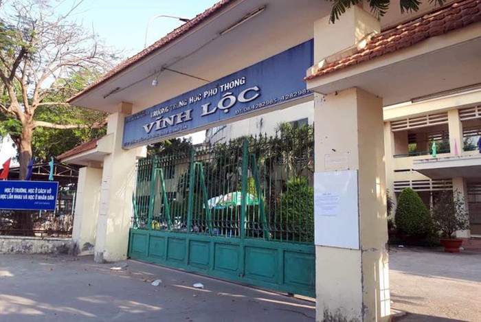 Trường Trung học phổ thông Vĩnh Lộc. (Ảnh: H.L) Trường Trung học phổ thông Vĩnh Lộc. (Ảnh: H.L)