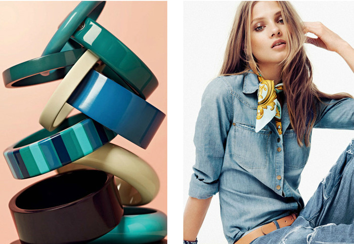 Mặc cả bộ jeans cũng là một gợi í thú vị dành cho bạn, thêm chiếc thắt lưng và khăn cổ buộc hờ cá tính cùng các phụ kiện ấn tượng, bạn sẽ là tâm điểm của sự chú ý!