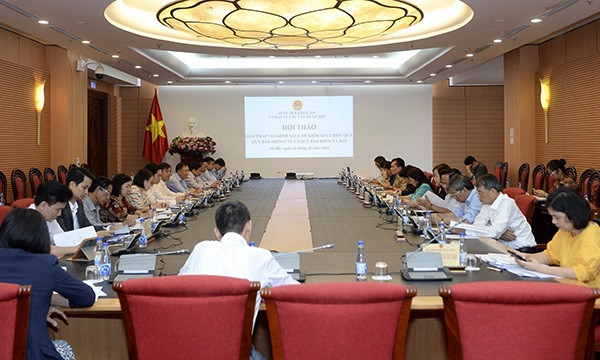 Phiên thảo luận về những giải pháp về chính sách để kiểm soát hiệu quả Quỹ Bảo hiểm xã hội.