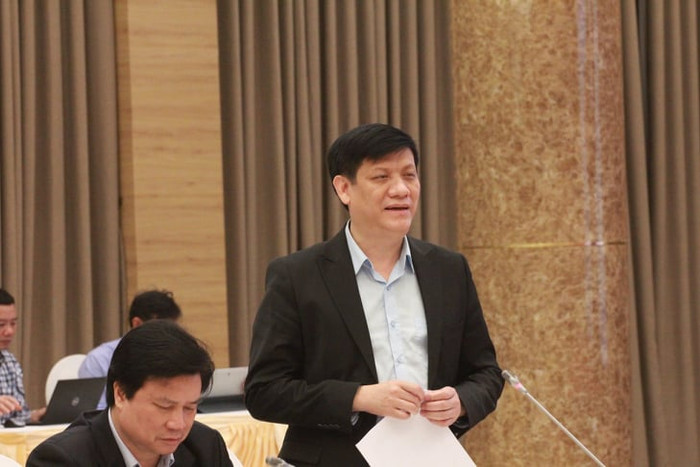 Thứ trưởng Nguyễn Thanh Long trả lời tại họp báo Chính phủ. Ảnh: T.V Thứ trưởng Nguyễn Thanh Long trả lời tại họp báo Chính phủ. Ảnh: T.V