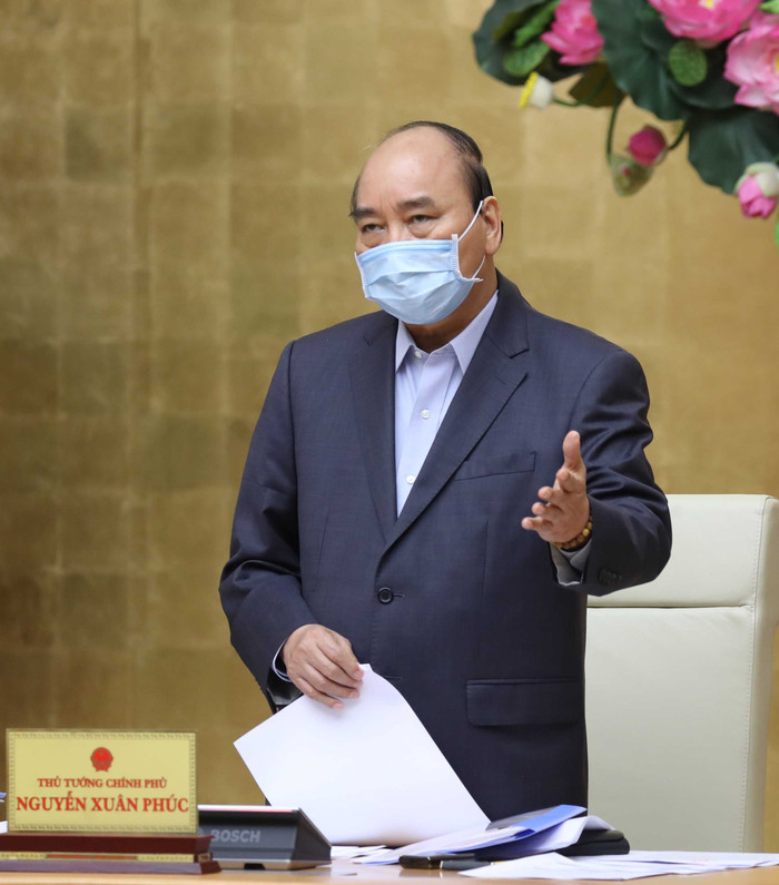 Thủ tướng chủ trì cuộc họp. Ảnh: VGP