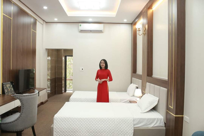 Sinh viên ngành Việt Nam học, chuyên ngành Du lịch thực hành trong Trung tâm Thực hành du lịch - Trường Đại học Vinh. Ảnh: NVCC. f8818f97baa519fb40b4.jpg