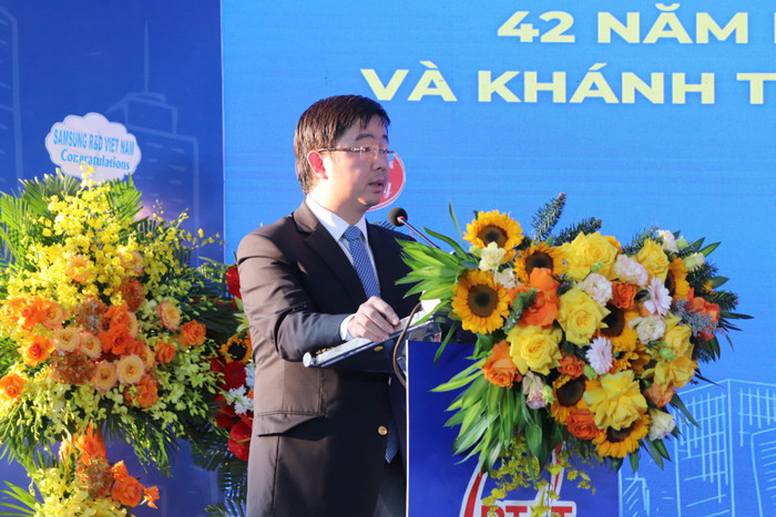Ông Bùi Hoàng Phương - Thứ trưởng Bộ Thông tin và Truyền thông phát biểu tại buổi lễ. Ảnh: Thùy Trang. z6049130321392_a31d2c1e8fd745958e7f6c507b9f98f2.jpg