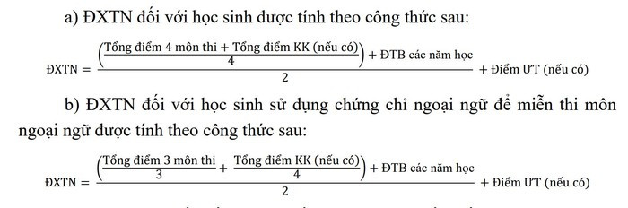 Cách tính điểm xét tốt nghiệp trung học phổ thông theo dự thảo Thông tư về quy chế thi tốt nghiệp trung học phổ thông năm 2025. 2-1717.jpg