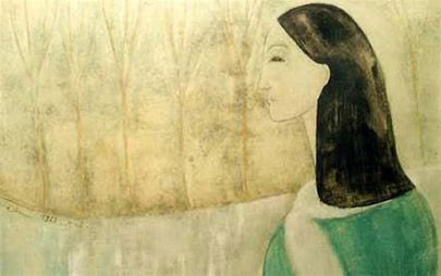 Chân dung Bích Diễm do Trịnh Công Sơn vẽ năm 1963