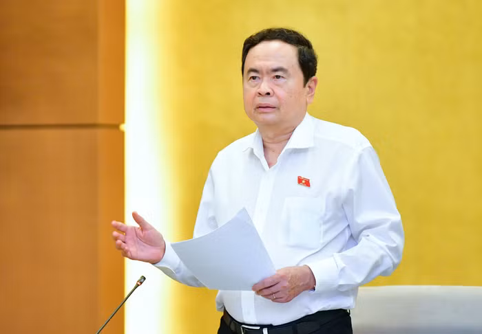 Phó Chủ tịch Thường trực Quốc hội Trần Thanh Mẫn tại buổi làm việc. Ảnh: quochoi.vn