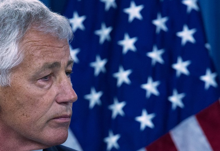 Bộ trưởng Quốc phòng Mỹ Chuck Hagel. Bộ trưởng Quốc phòng Mỹ Chuck Hagel.