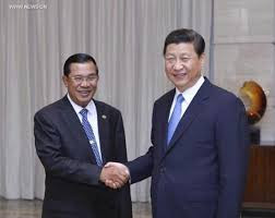 Ông Hunsen và ông Tập Cận Bình. Ông Hunsen và ông Tập Cận Bình.